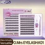 O.Mrs K01 Lash Kit — 108 Clusters, 10–16 mm
