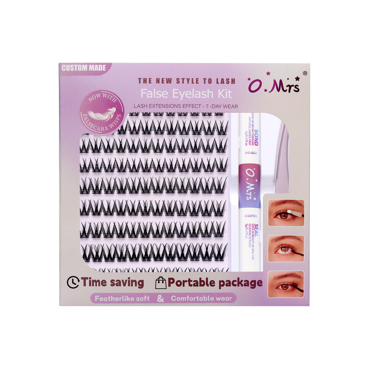 O.Mrs K01 Lash Kit — 108 Clusters, 10–16 mm