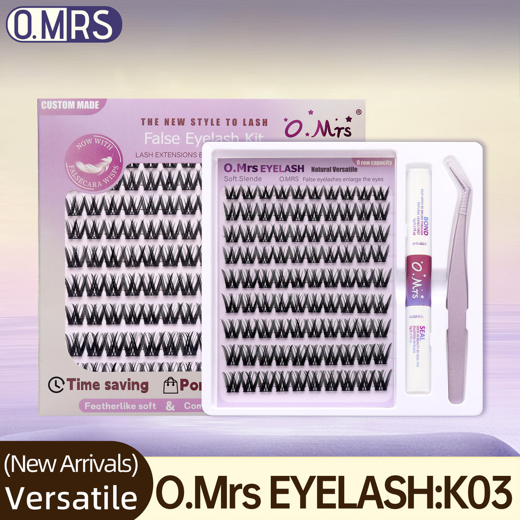 O.Mrs K03 Lash Kit — 90 Clusters, 10–16 mm