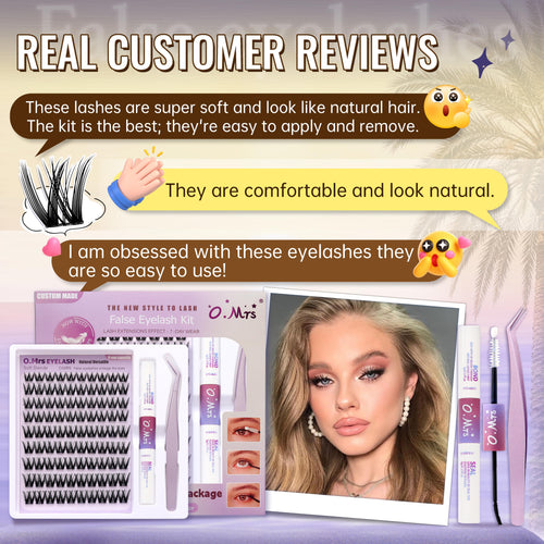 O.Mrs K03 Lash Kit — 90 Clusters, 10–16 mm