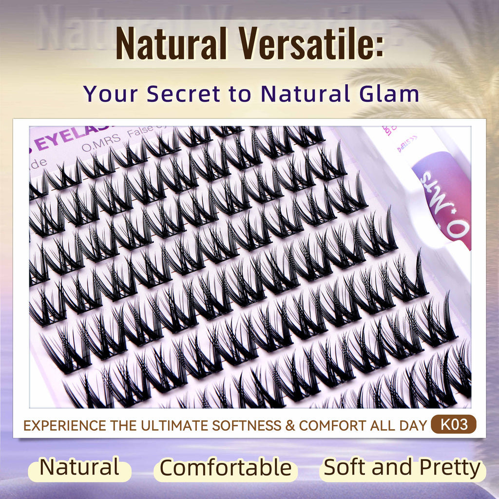 O.Mrs K03 Lash Kit — 90 Clusters, 10–16 mm