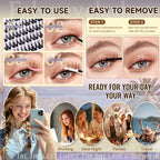 O.Mrs K04 Lash Kit — 108 Clusters, 10–16 mm
