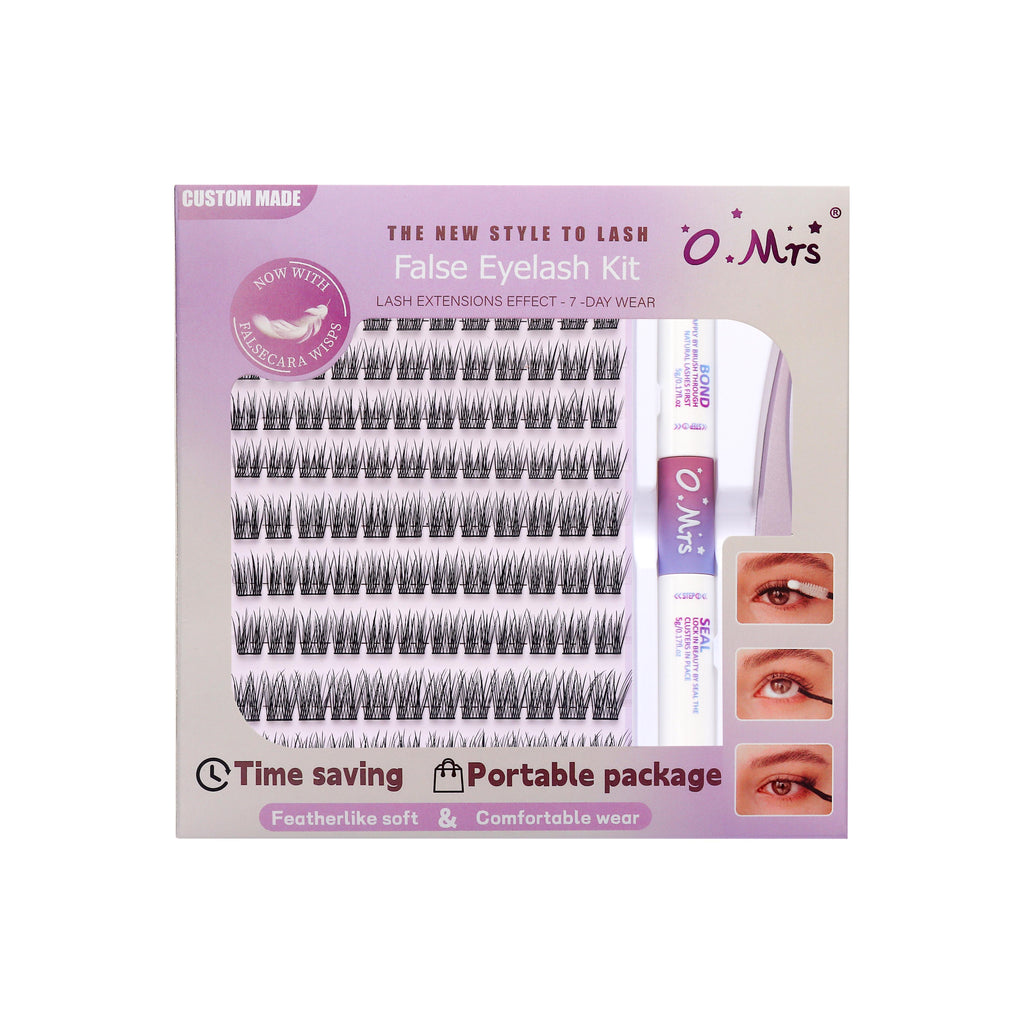 O.Mrs K04 Lash Kit — 108 Clusters, 10–16 mm
