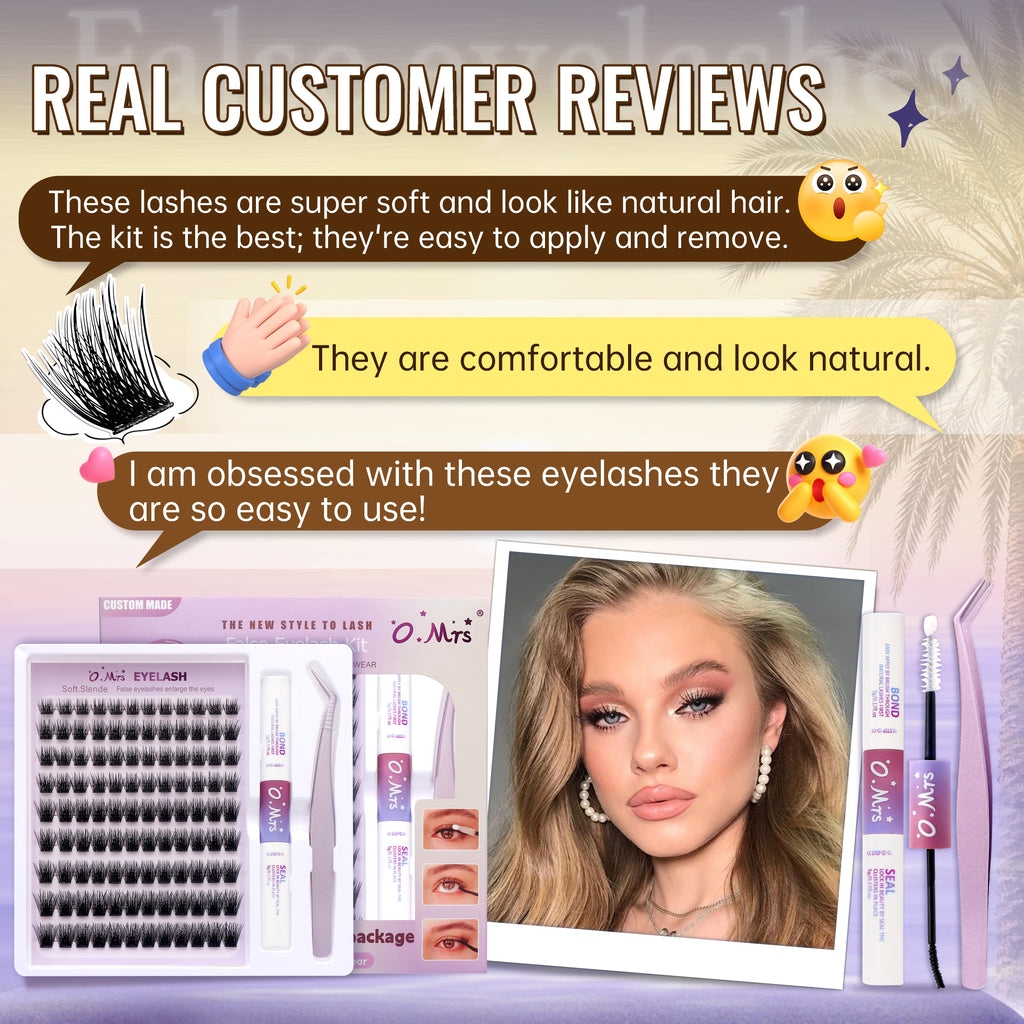 O.Mrs K05 Lash Kit — 108 Clusters, 10–16 mm