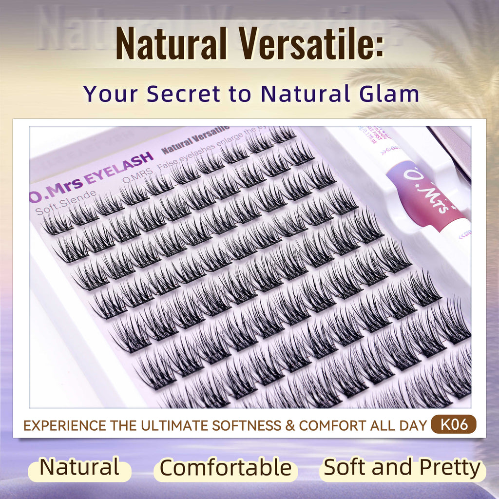O.Mrs K06 Lash Kit — 100 Clusters, 10–16 mm
