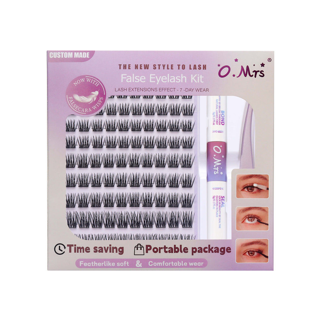 O.Mrs K06 Lash Kit — 100 Clusters, 10–16 mm