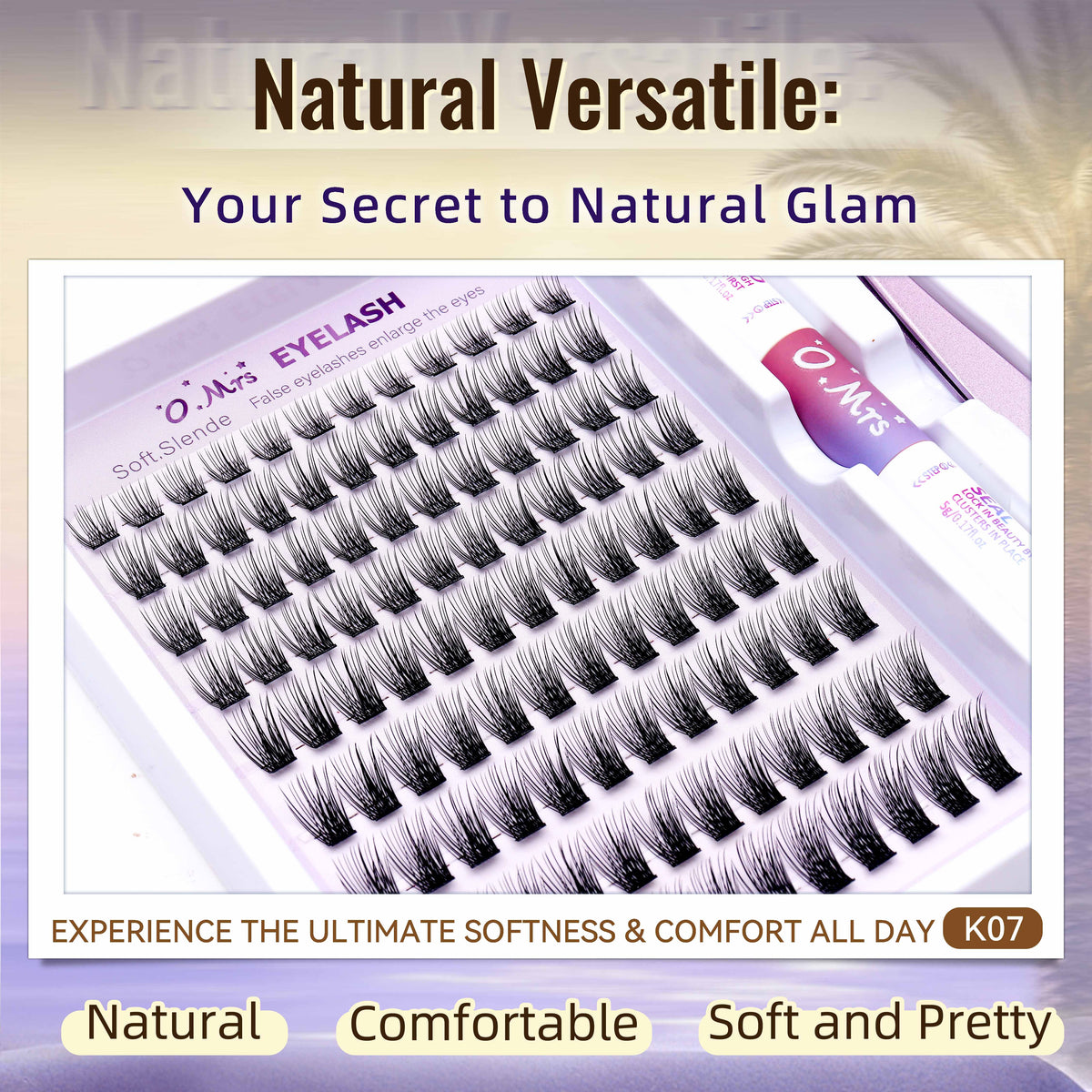 O.Mrs K07 Lash Kit — 108 Clusters, 10–16 mm