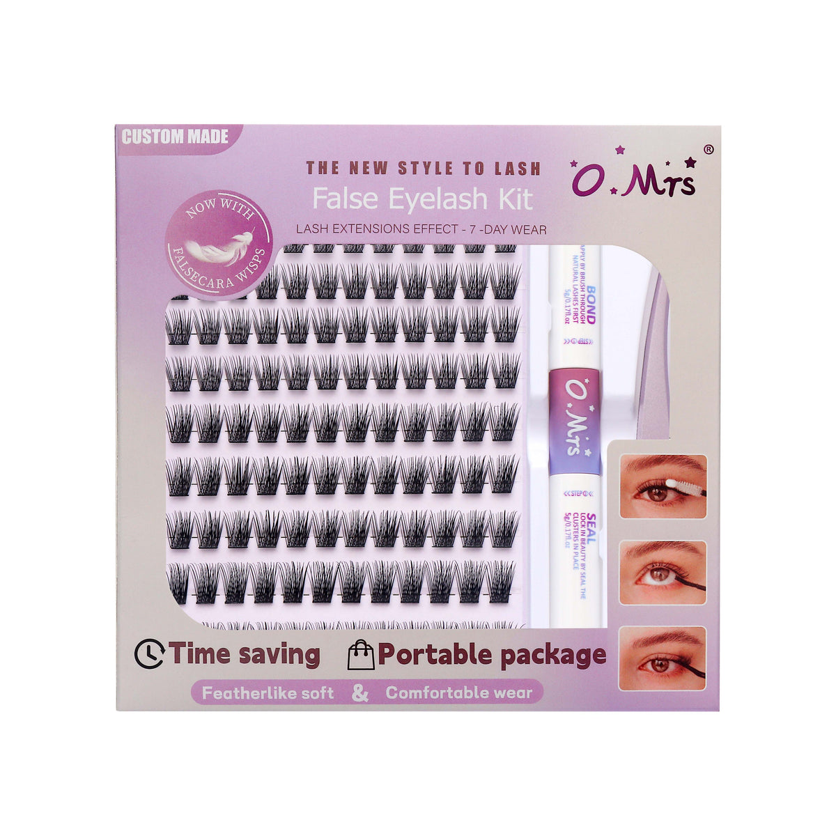 O.Mrs K07 Lash Kit — 108 Clusters, 10–16 mm